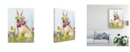 Trademark Global Grace Popp Puppy Easter I Canvas Art - 19.5" x 26"
